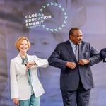 Australia’s former prime minister Julia Gillard, Kenya’s President Uhuru Kenyatta and Britain’s PM Boris Johnson