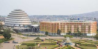 The Kigali Convention Centre. 