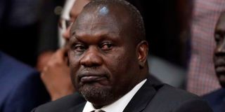 South Sudan’s First Vice President Riek Machar.