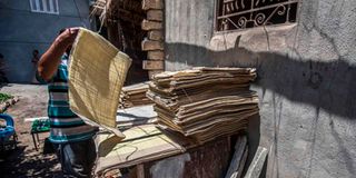 Papyrus sheets