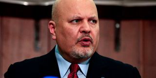 ICC Prosecutor Karim Khan.