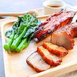 A dish of honeyed pork