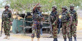 Kenya military.