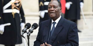 Ivory Coast President Alassane Ouattara
