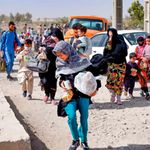 Afghan refugees.