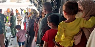 Afghanistan evacuation.