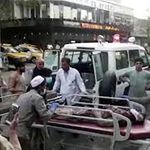 A wounded person