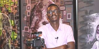 Undare Mtaki, an artist based in Dar es Salaam.