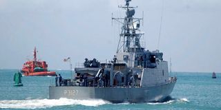 Indian Ocean, Kenya.