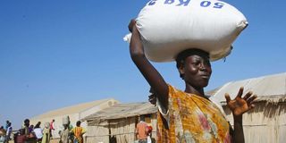 Food aid South Sudan.