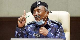 Sudan's Interior Minister Ezz el-Din al-Sheikh Mansour.