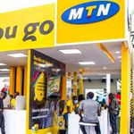 An MTN stand at an expo.