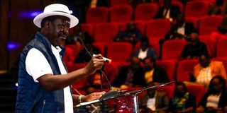 Kenya’s presidential contender Raila Odinga