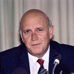 Former South African President Frederik Willem de Klerk