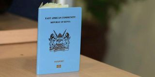 Kenyan passport.