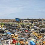 Electronic scrapyard in Accra, Ghana.