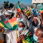 Addis Ababa rally media fake news tigray war