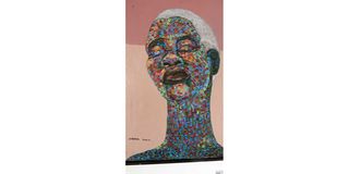 "Feelings 2", a painting by Moses Izabiriza.