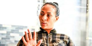 Ethiopian Milen Mezgebo, whose husband Samson Teklemichael was abducted.