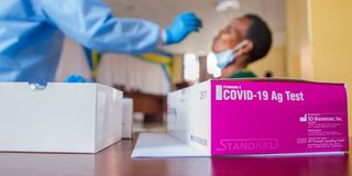 Covid test.