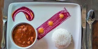 Swahili curry with rice