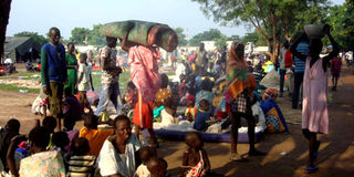 South Sudan displaced.