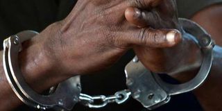 Handcuffs.