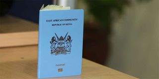 A Kenyan passport.