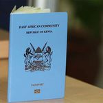 A Kenyan passport.