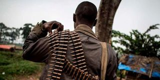 A soldier from the Armed Forces