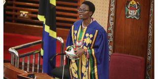 Tanzania's Deputy Speaker Tulia Ackson.
