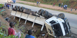 A road accident.