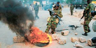 Post-election violence.