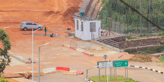 Rwanda-Uganda border.