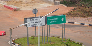 Rwanda-Uganda border.