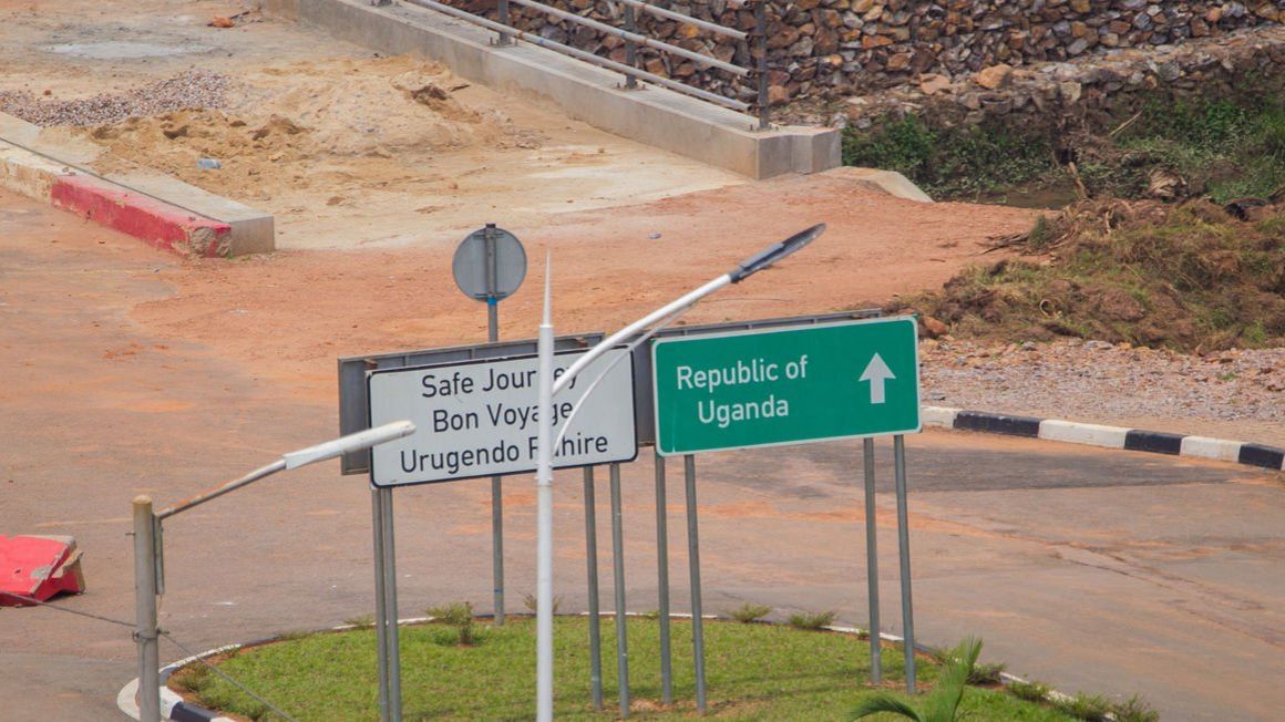 Rwanda-Uganda border.