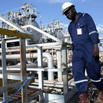 Oil well in South Sudan.