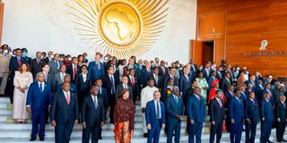 Assembly of Heads of State and Government of the African Union in Addis Ababa, Ethiopia.