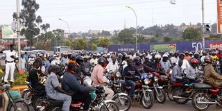 Boda boda riders UG