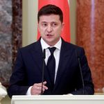Ukrainian leader Volodymyr Zelensky.