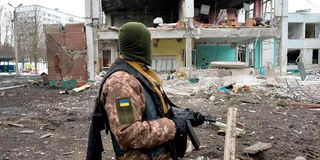 Member of Ukrainian Territorial Defence Forces