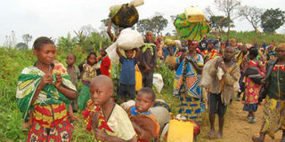 Displaced families