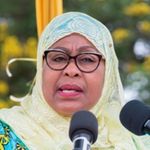 Tanzania's President Samia Suluhu Hassan.