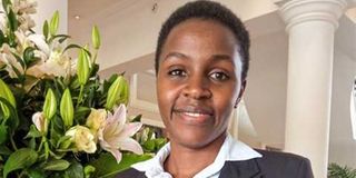 Sheila Tonui, the head butler of Hemingways Nairobi