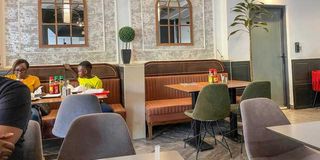 Big Knife restaurant on Monrovia Street, Nairobi.