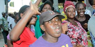 ODM supporters.
