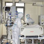 Covid-19 patient.