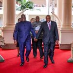 Felix Tshisekedi and Uhuru Kenyatta.