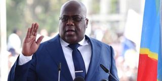 DR Congo President Felix Tshisekedi.