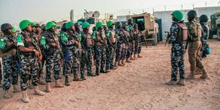 Somalia officers in African Union’s peacekeeping mission